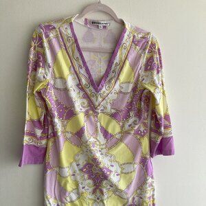 Barbara Gerwit Shift Dress Lavender Lemon